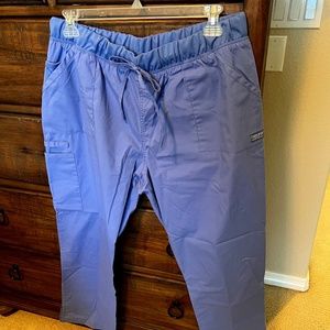 Blue workwear scrub pants